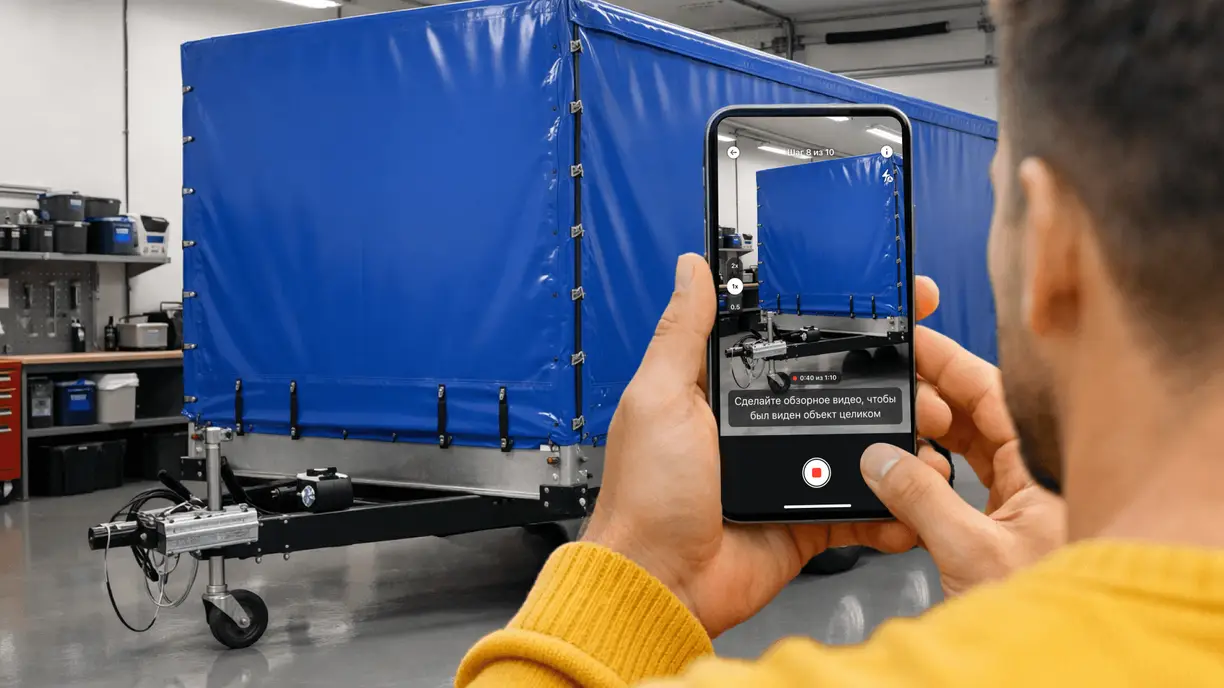 Прицеп. Поставка (выдача) для лизинга