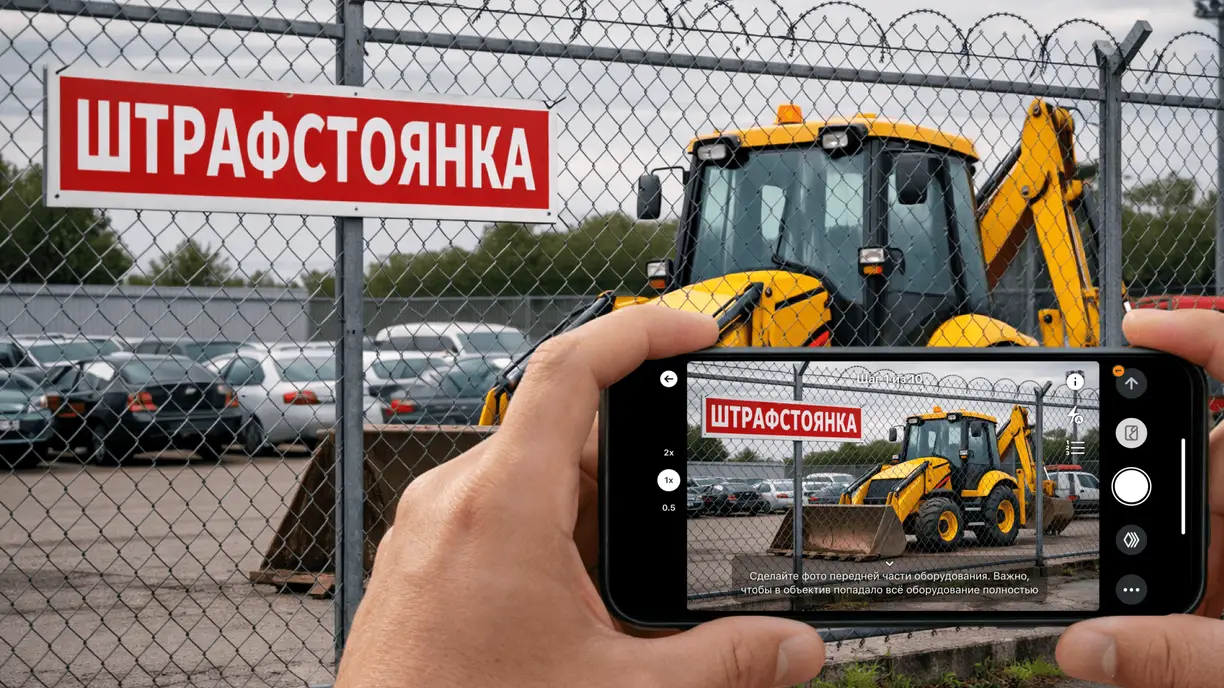 Спецтехника. Временное удержание для лизинга