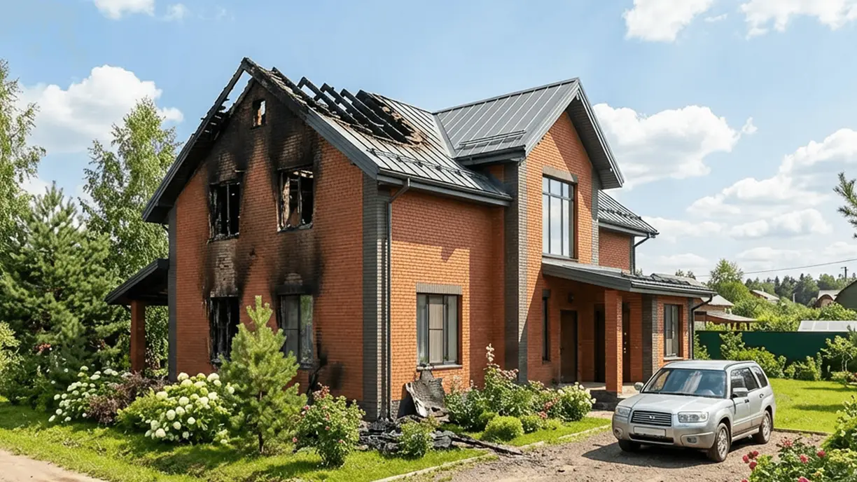 Урегулирование убытков: Жилой дом (пожар/взрыв газа) 