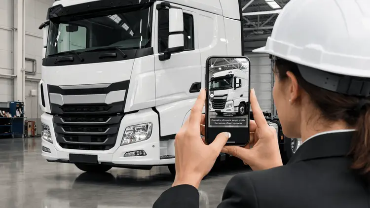 Грузовой автомобиль. Поставка (выдача) для лизинга