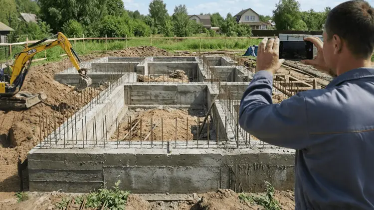 Контроль этапов строительства: Фундамент